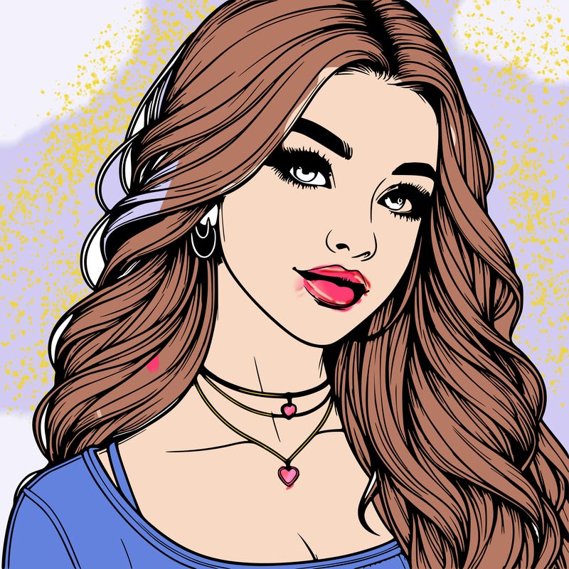 detailed realistic girl