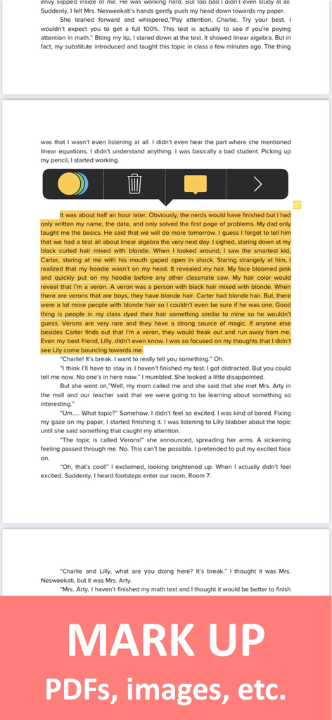 Mark up and highlight PDF documents using Copy Em productivity tools