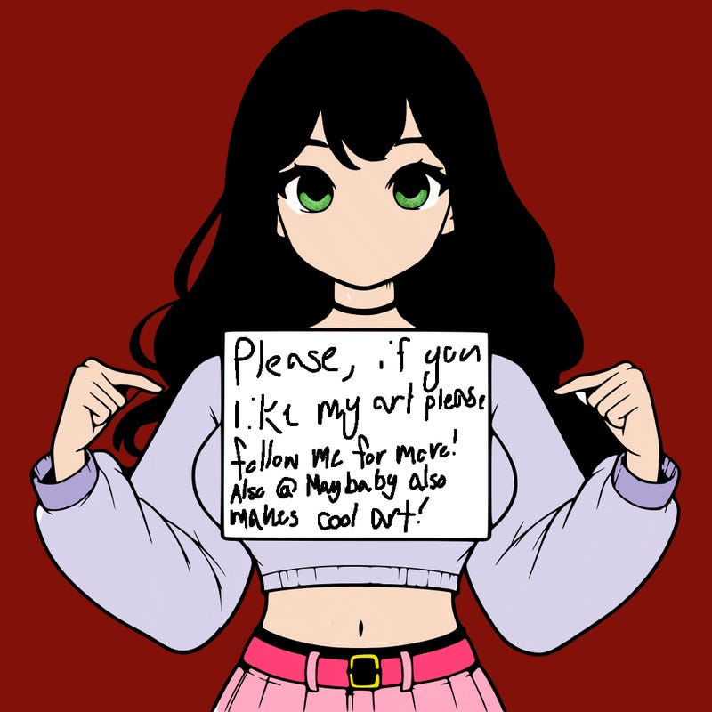 girl holding a blank sign in a long sleeve crop top