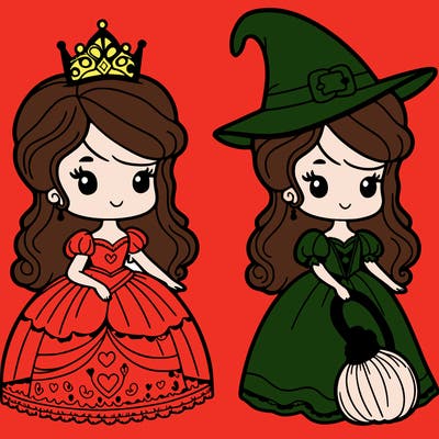 princess as a witch