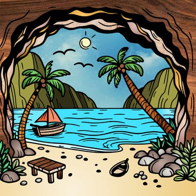 beach cave