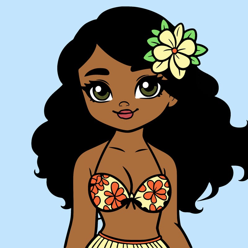 beautifoul hawai girl