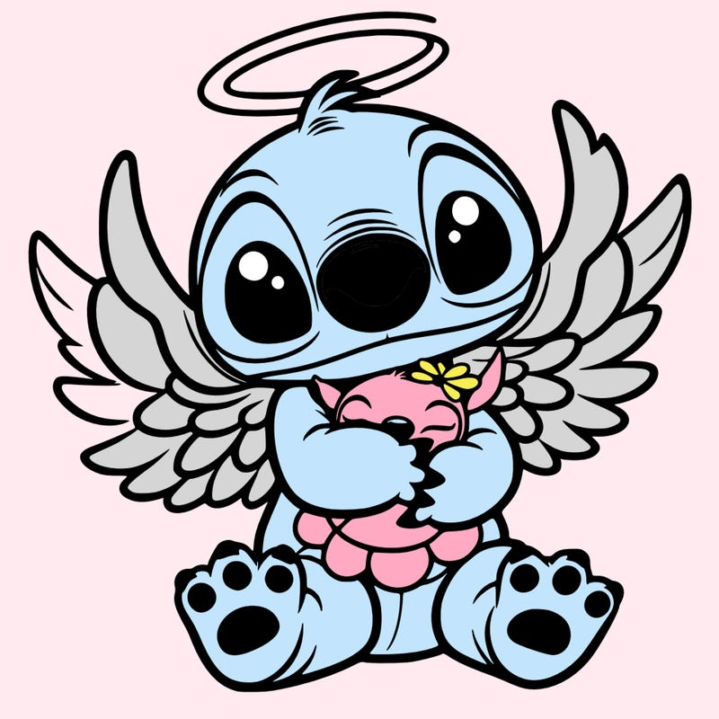 stich hugging angel