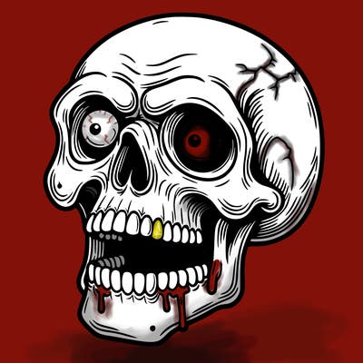 scary skull