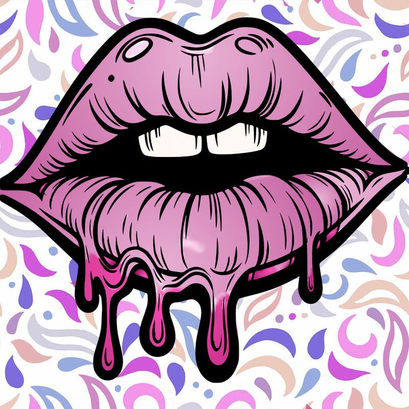 lips that look realistic and drip