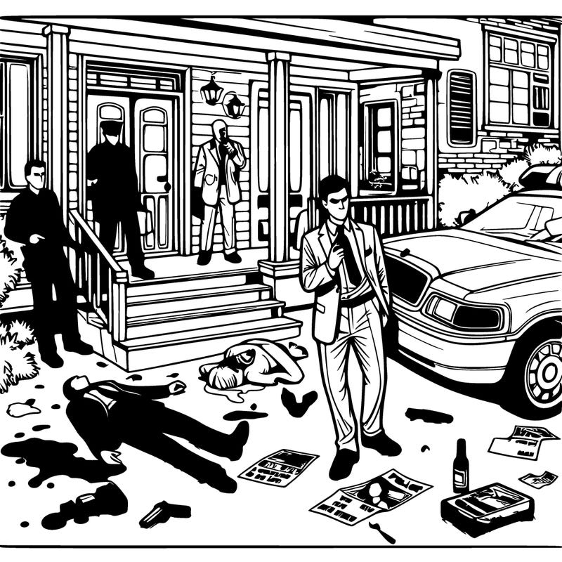 realistic crime scene