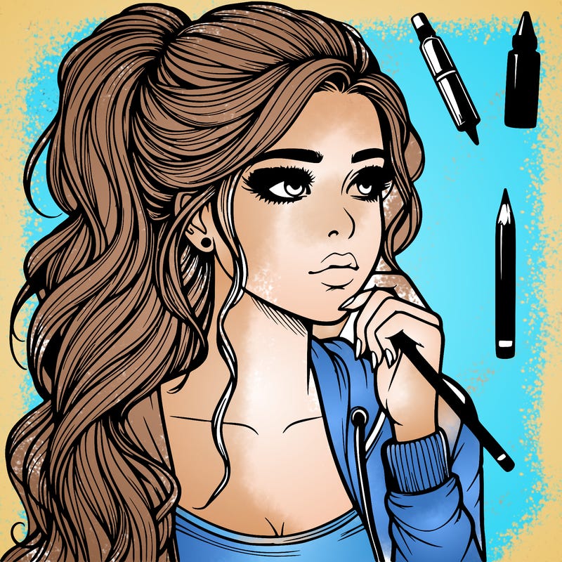 realistic teenage pretty