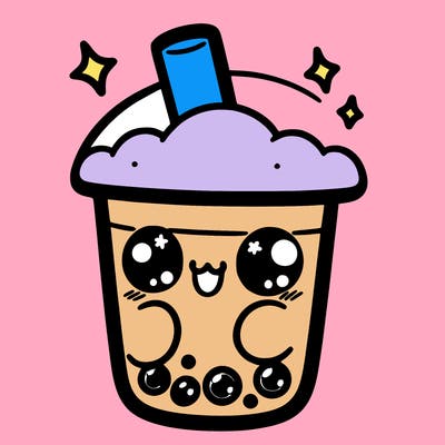 cute  bubble tea