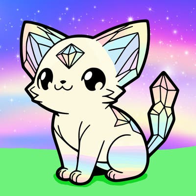 crystal kitten