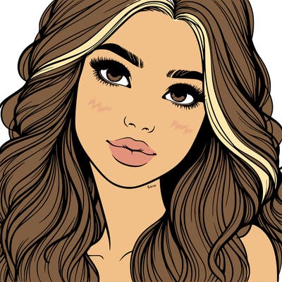 beautiful realistic girl