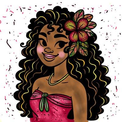 hawaiian black woman