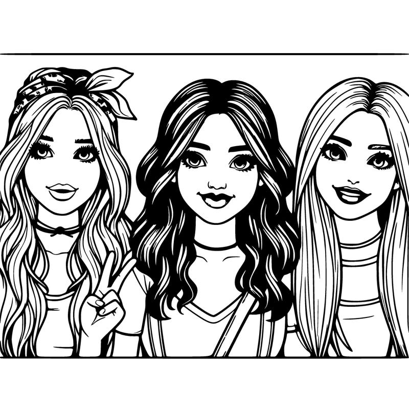 friends realistic girls