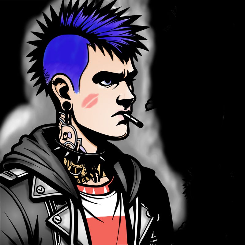 realistic punk guy