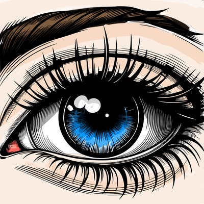 realistic eye