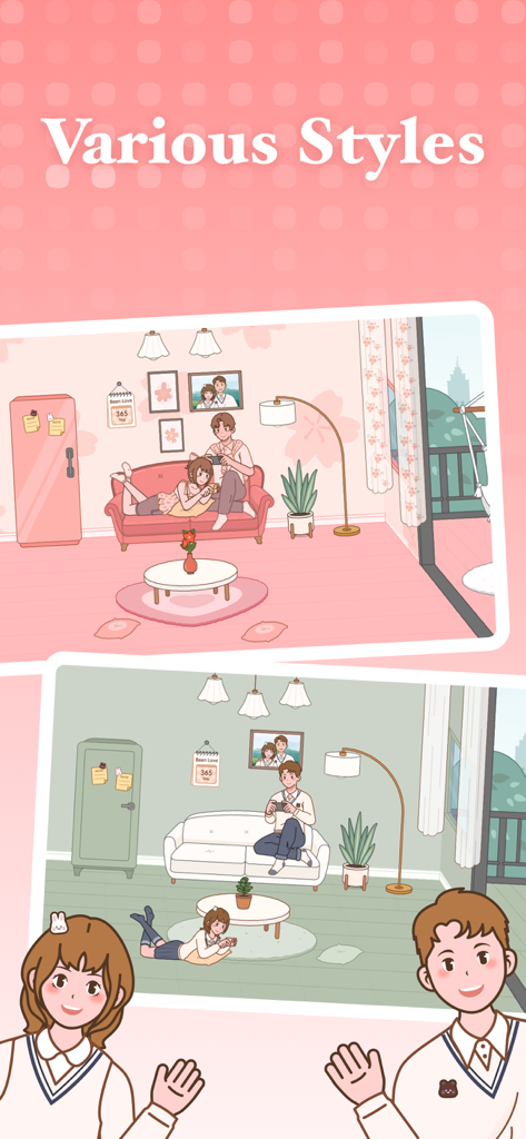 Love Days Counter - Love Home - Various interior decoration styles for a virtual home in the Love Home app