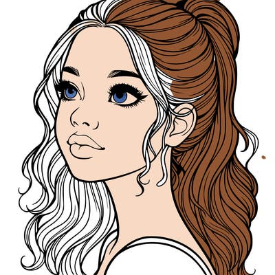 beautiful realistic girl