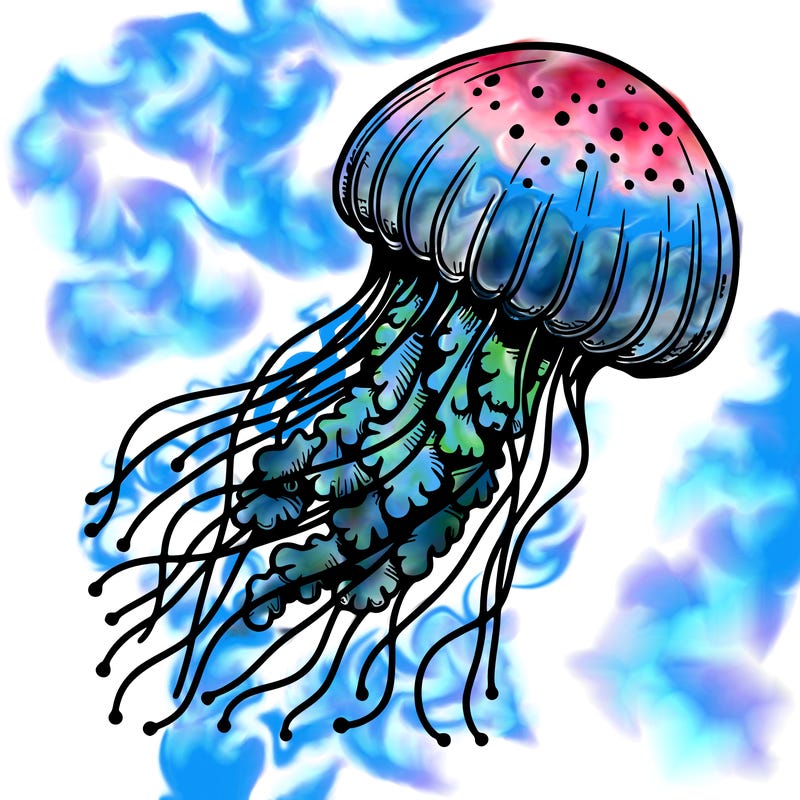 realistic jellyfish