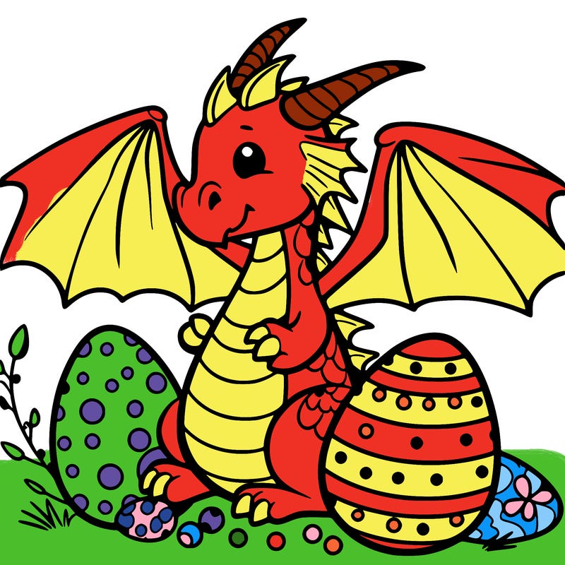 easter dragon