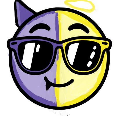 emoji with sunglasses