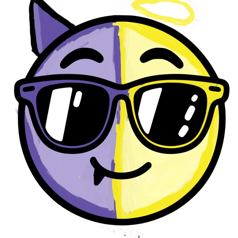emoji with sunglasses