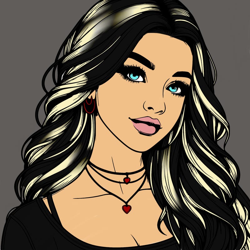 detailed realistic girl