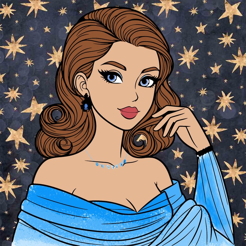 an elegant woman