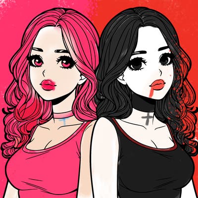 realistic twin sisters