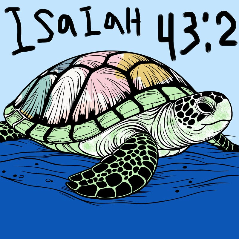 realistic sea turtle on the sand