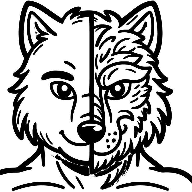 half wolf half human