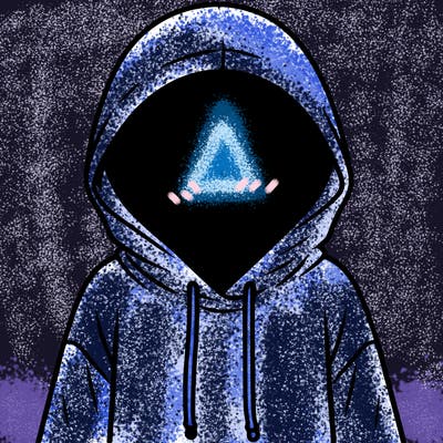 faceless girl in hoodie