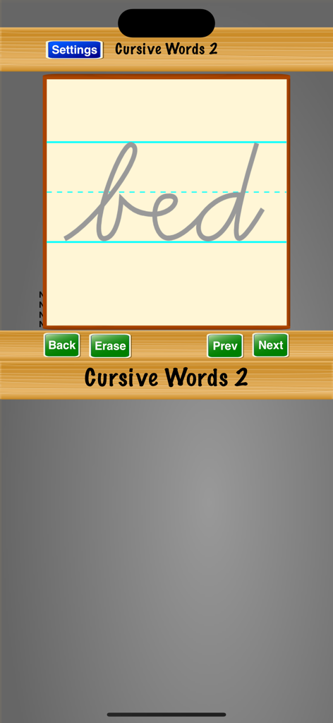 Cursive Words 2 - Education App | MWM