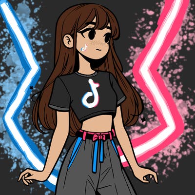 girl in a cute crop top