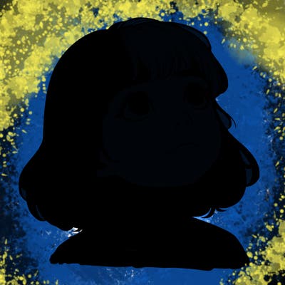 realistic girl looking up