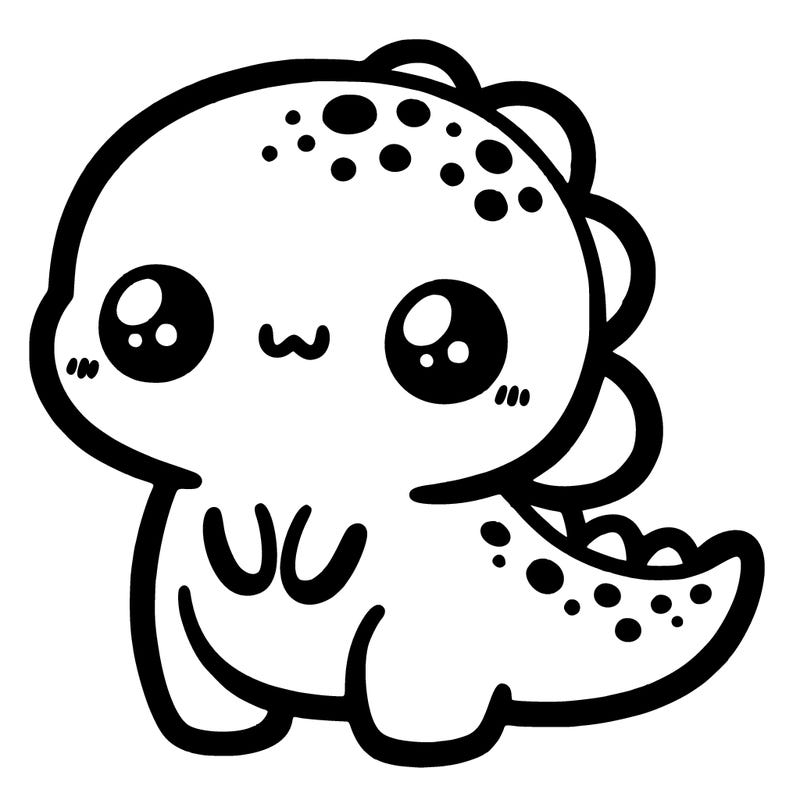kawaii dinosaur