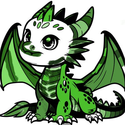 fierce baby night dragon