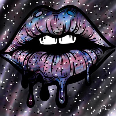 lips that look realistic and drip