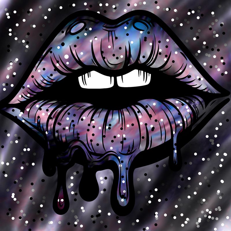 lips that look realistic and drip