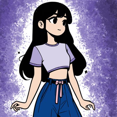 girl in a cute crop top