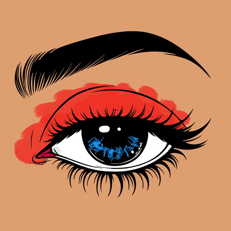 eye closed realistic