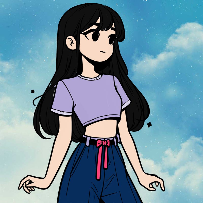 girl in a cute crop top