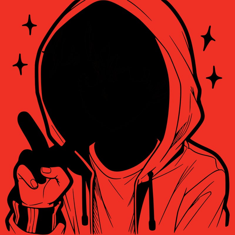 teenage manga boy in a hoodie, doing ✌