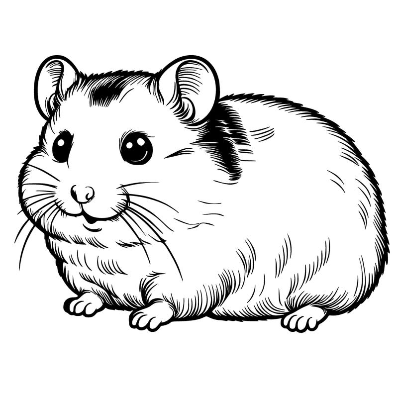 realistic hamster