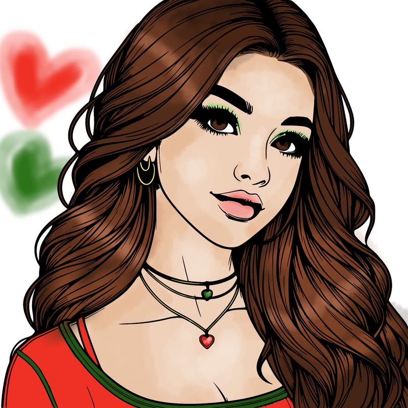 detailed realistic girl