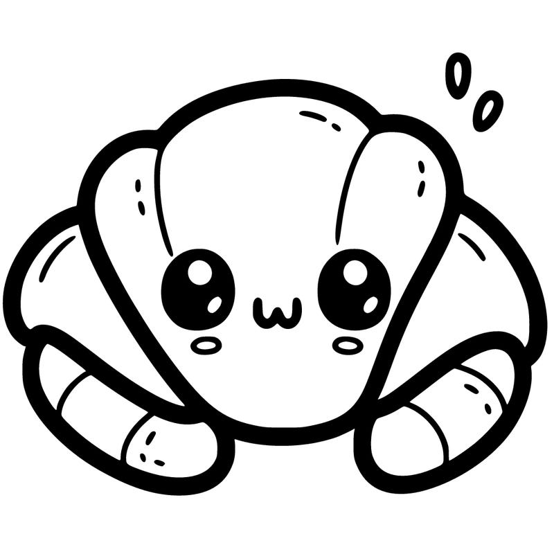 cute croissant