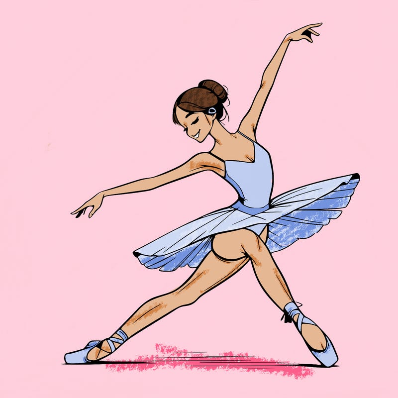 ballerina realistic aesthetic
