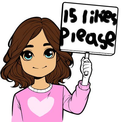 realistic girl holding up a sign