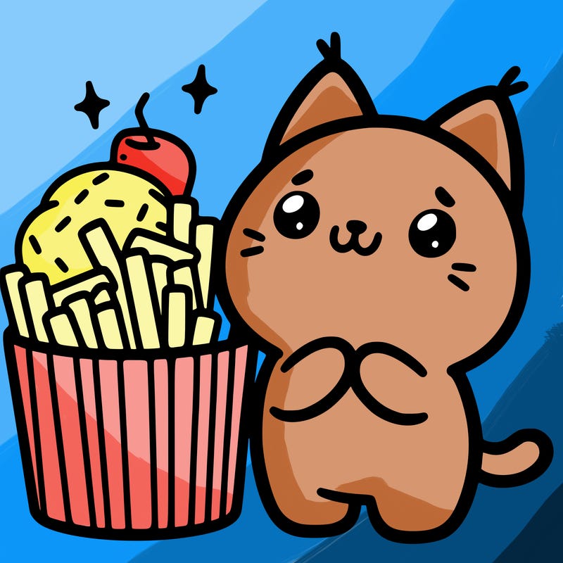 cute food cat