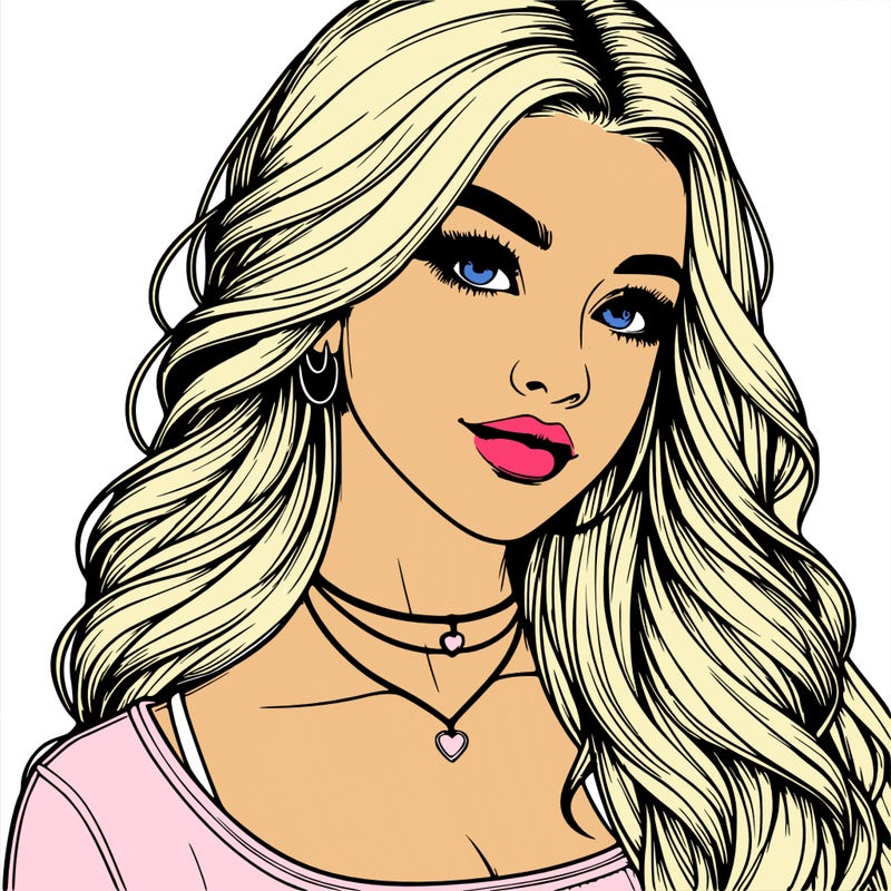 detailed realistic girl