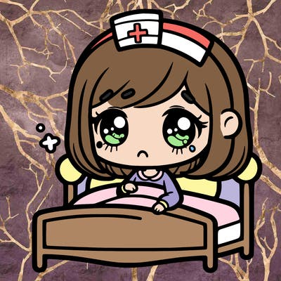 a sick girl
