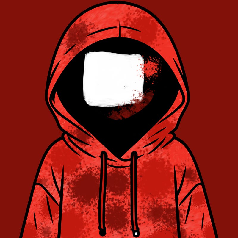 faceless girl in hoodie